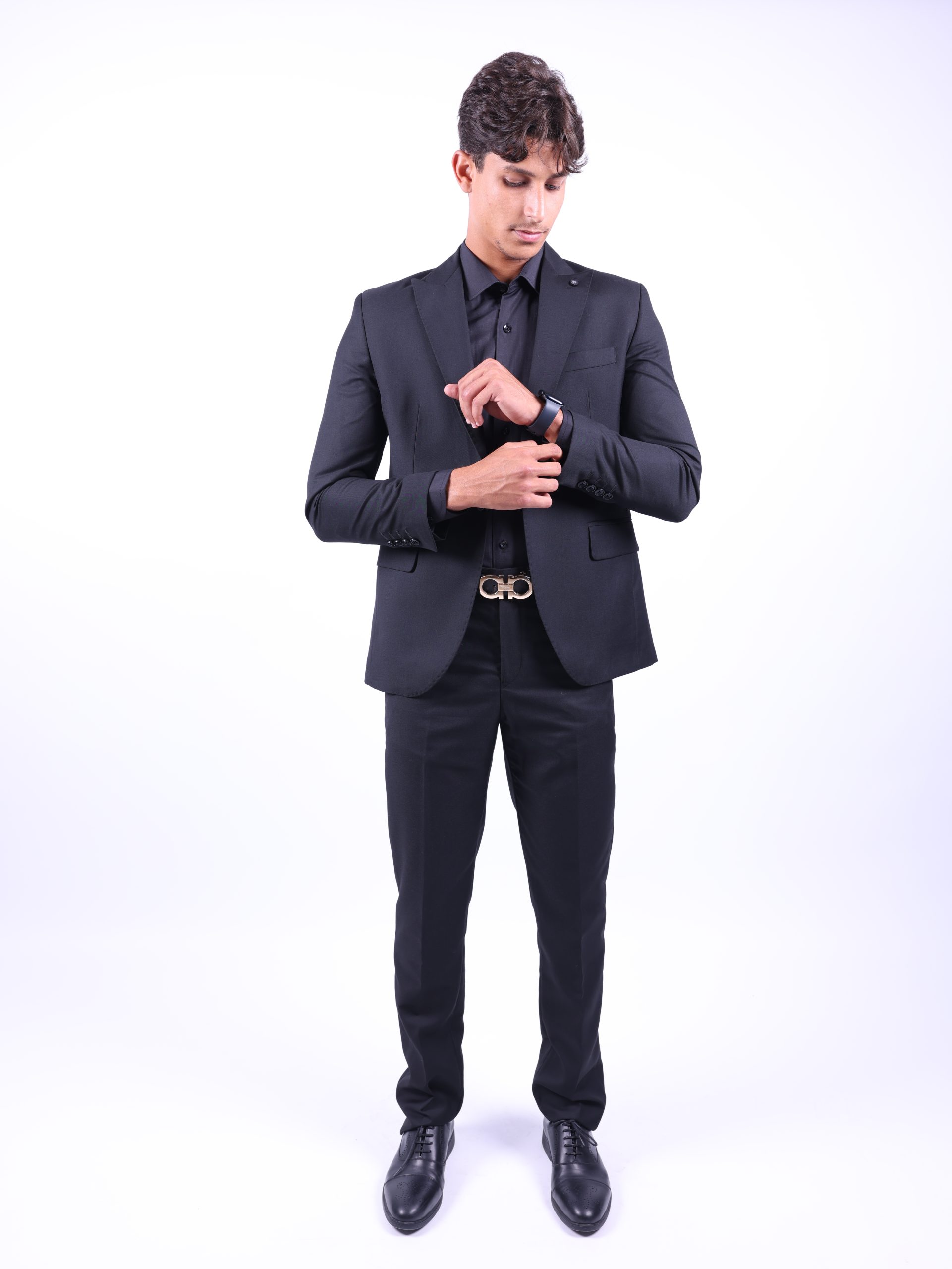 Golden Black Formal Suit - Image 9