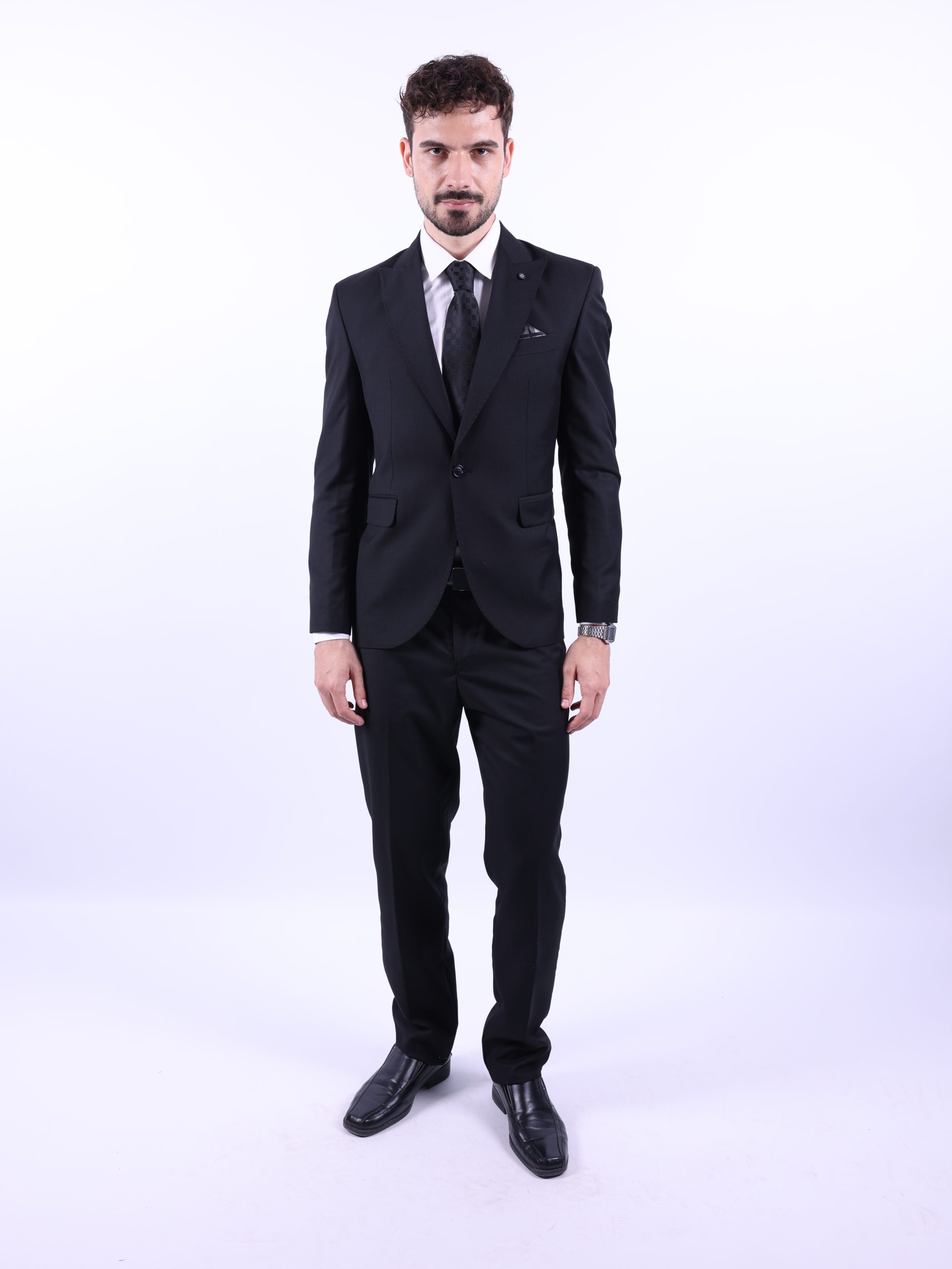 Black lycra formal suit - Image 2